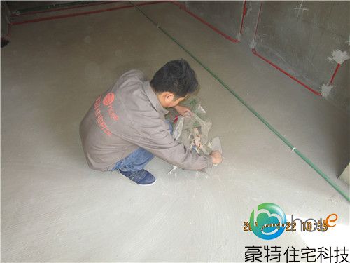 豪特住宅科技基础施工照片